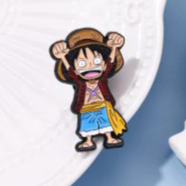 Luffy Happy Pin