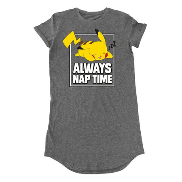 POK02033ADC---Pokemon---Always-Nap-Time---Ladies-Tshirt-Dress-1_x450