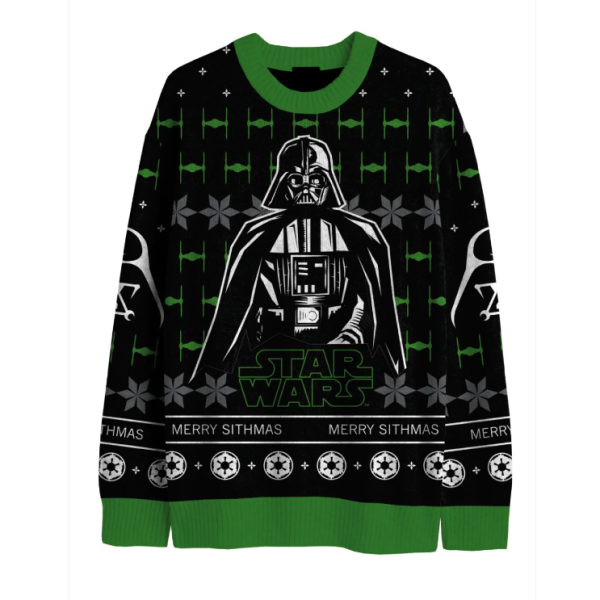 Darth Vader Knitted Christmas Sweater