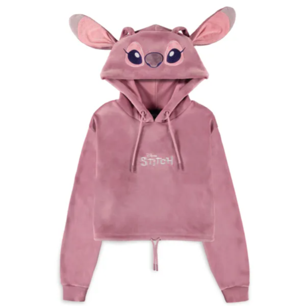 Lilo & Stitch - Angel Cropped Hoodie