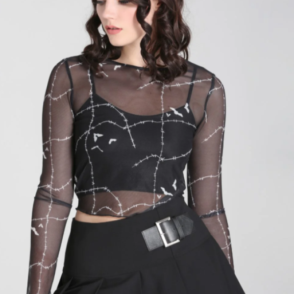 Stitches Mesh Top