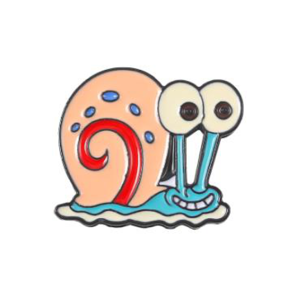 Gary the Snail pin