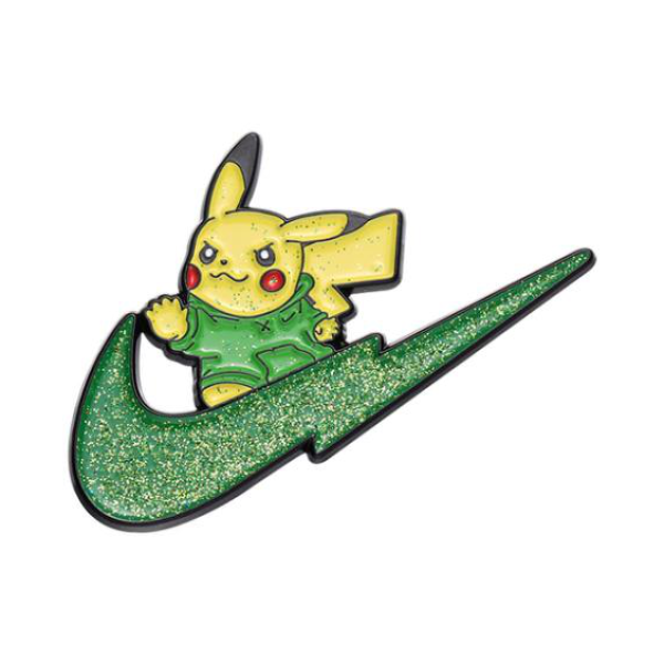 Pikachu Nike logo pin