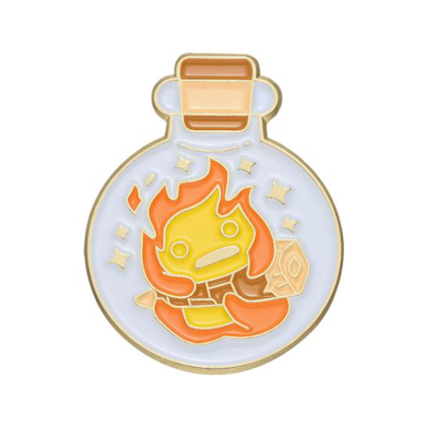 Calcifer Bottle Pin