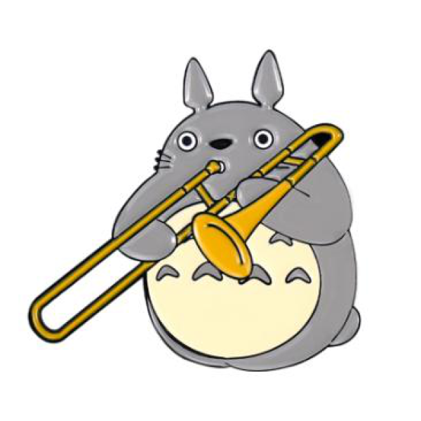 Totoro Trombone pin