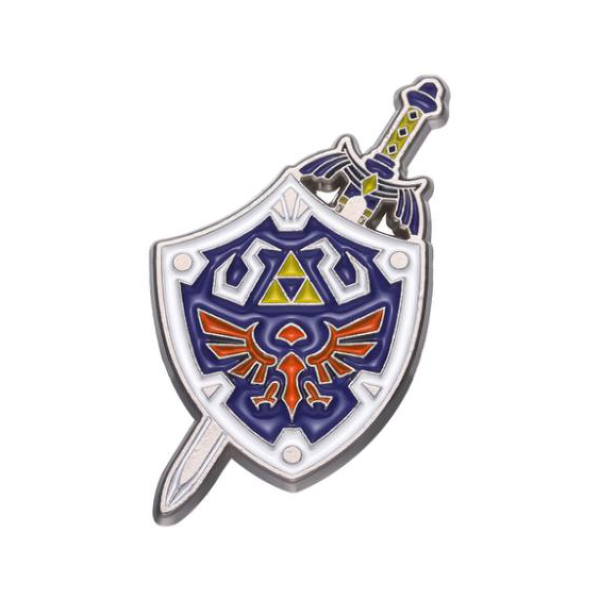 Zelda Shield and Sword pin