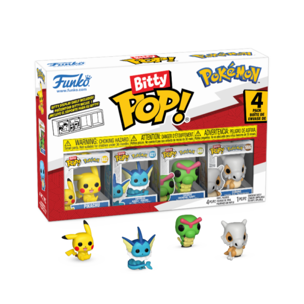 Bitty POP: Pokemon- Pikachu 4PK
