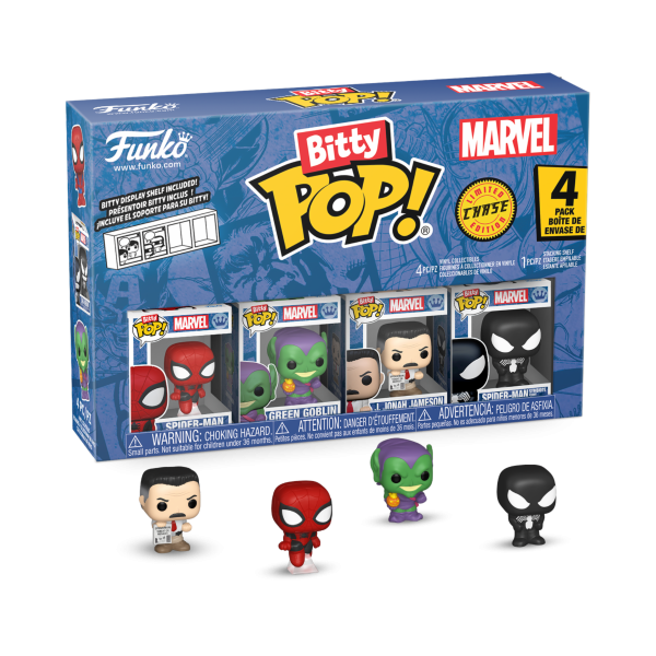 Bitty POP: Spider-Man - Spider-Man 4pk
