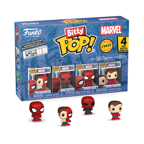 Bitty POP: Spider-Man - Parker Split 4pk